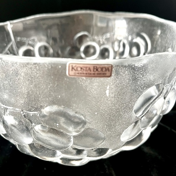 1980’s vintage Kosta Boda, grape bowl. NWOT - Picture 5 of 8